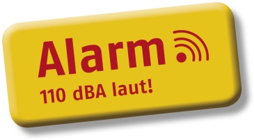 ABUS FO400A Fenstergriff-Schloss mit Alarm Braun