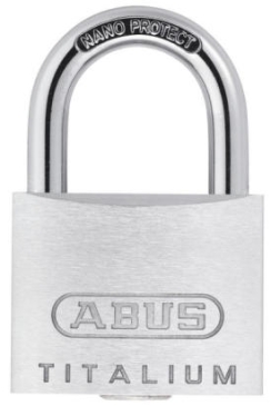 ABUS Titalium Vorhangschloss 64TI/50 Gleichschlieend 6516