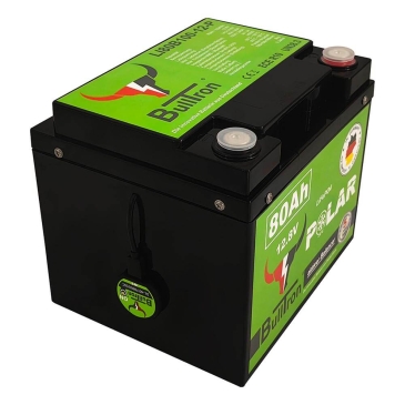 BullTron LiFePO4 80Ah Akku BMS & Bluetooth integriert LxBxH: 198 x 166 x 169 mm 0% MwSt