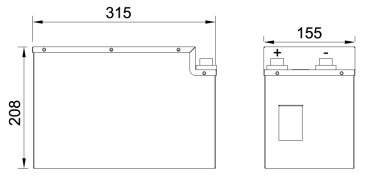 Bulltron 210Ah Polar LiFePO4 12.8V Akku mit Smart BMS, Bluetooth App und Heizung | 0% MwSt.