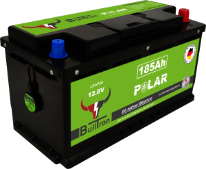 BullTron 185Ah Polar LiFePO4 12.8V Akku mit Smart BMS, Bluetooth App und Heizung, 0% MwSt