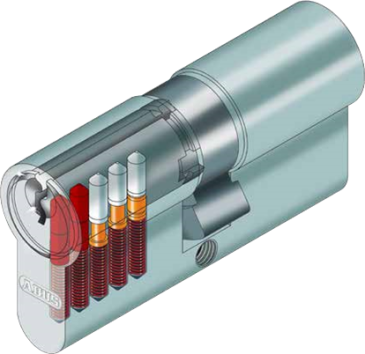 ABUS A93 Doppelzylinder, besonders lange Gren ab 100mm Gesamtlnge