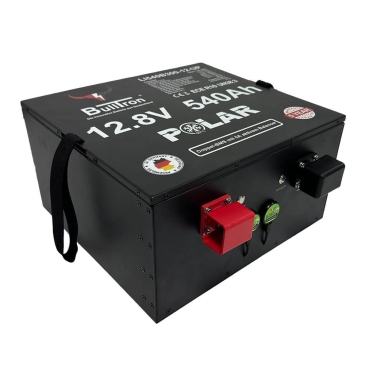 BullTron 540Ah LiFePO4 12.8V Polar Akku mit Smart Doppel-BMS, Bluetooth App, 5A aktiv Balancer und Heizung | 0% MwSt.