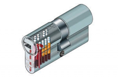 ABUS EC660 Schliezylinder mit Sicherungskarte Not-Gefahrenfunktion