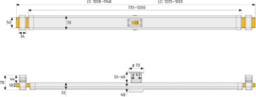 Abus PR2800 Panzerriegel im eleganten Slimline-Design