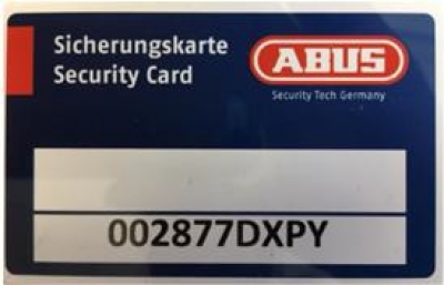 ABUS XP20S Schliezylinder Trzylinder  Bohrmuldenschlssel Sicherungskarte Not- und Gefahrenfunktion XP20