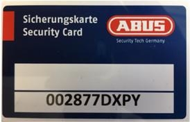 ABUS XP20S Schliezylinder Trzylinder Bohrmuldenschlssel Sicherungskarte Not- und Gefahrenfunktion XP20