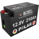 Bulltron 210Ah Polar LiFePO4 12.8V Akku mit Smart BMS, Bluetooth App und Heizung
