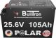 Bulltron 105Ah Polar LiFePO4 25.6V Akku mit Smart BMS, Bluetooth App und Heizung