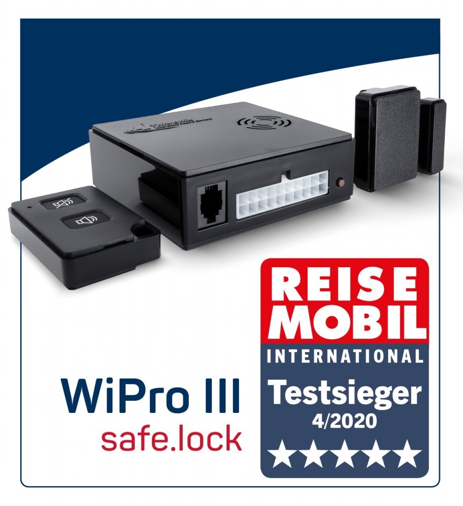 WiPro III safe.lock CAN-Bus Funk-Alarmanlage für Reisemobile auf