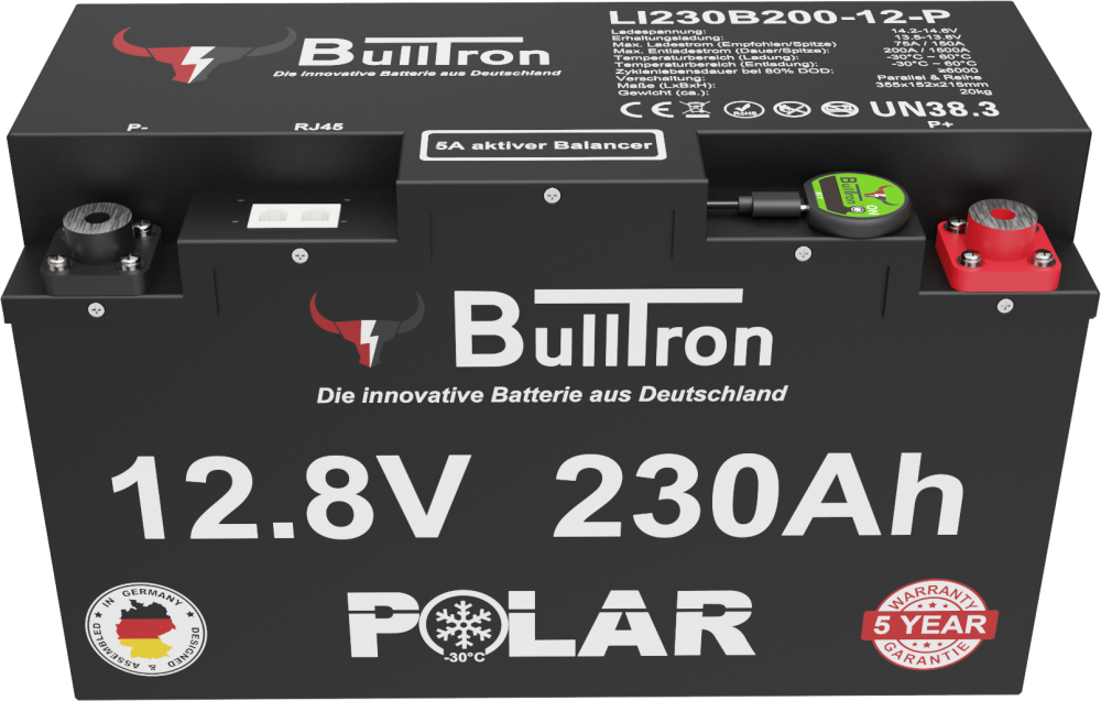 12V 460Ah Polar  Bulltron - LiFePO4