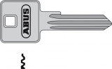 ABUS E20 / E30 / Würth Nachschlüssel Ersatzschlüssel nach Code RE/RW