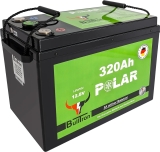 BullTron LiFePO4 Polar 320Ah Akku BMS & Bluetooth App integriert LxBxH: 367 x 189 x 253 mm 0% MwSt