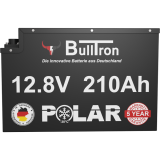 Bulltron 210Ah Polar LiFePO4 12.8V Akku mit Smart BMS, Bluetooth App und Heizung