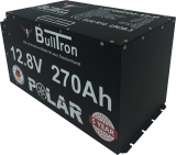 BullTron 270Ah Polar LiFePO4 12.8V Akku mit Smart BMS, Bluetooth App und Heizung