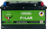 BullTron 185Ah Polar LiFePO4 12.8V Akku mit Smart BMS, Bluetooth App und Heizung, 0% MwSt